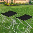 thumbnail image 4 of LEEYNEER Petit Tabouret d'Extérieur Chaise de Pêche Chaise Pliante Portable pour Extérieur Pullout Shari, 4 of 6