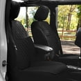 thumbnail image 4 of For 2007-2017 Jeep Wrangler JKU 4 Door FH Group Neoprene Waterproof Custom Fit Car Seat Covers Front Set - Black, 4 of 6
