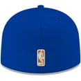 thumbnail image 4 of Men's New Era Royal New York Knicks Official Team Color 59FIFTY Fitted Hat, 4 of 6