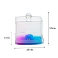 thumbnail image 5 of Simplify Q-Tip Box , Countertop Makeup Organizer, Ombre, 5 of 5