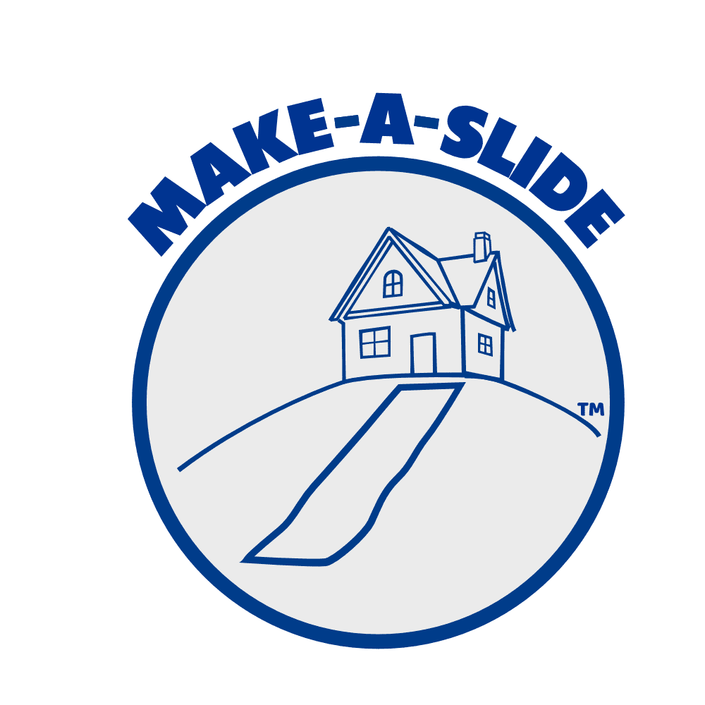 Make-A-Slide™ - 150 FEET LONG - Giant blue backyard slip and slide water slide