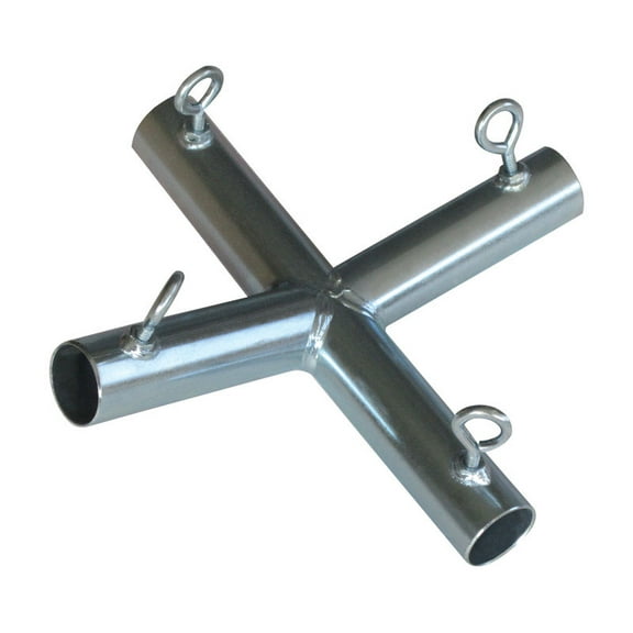 Ahc 77297 1 In. Round T X 1 In. D Galvanized Carbon Steel 10 In. L Connector