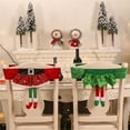 thumbnail image 3 of Chairs Covers Adorable Elastic Fabric Christmas Decor Chair Back Belt for Home, 3 of 8