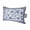 Navy, Indigo, White, variant on Red Floral Outdoor Pillows for Chaise Lounge Chair Waterproof Lumbar Pillows with Insert&Adjustable Strap Beach Headrest Pillow Vintage Flowers Botanical Farmhouse Greek Key Pool Pillow 11"x16"