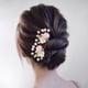 thumbnail image 4 of Accesorios para el cabello de novia, 3 piezas de piezas para el cabello de boda, horquilla de novia para mujeres, niñas, damas de honor, 4 of 5