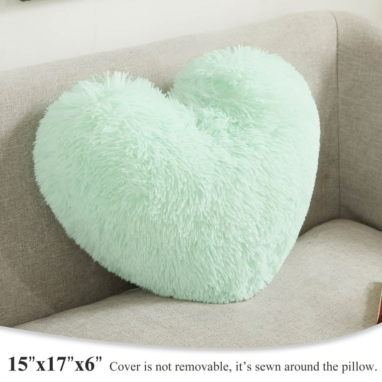 Custom Image Heart Sequin Pillow w/ Insert