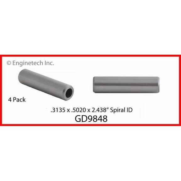 Enginetech GD9848 Engine Valve Guide - 4 Pack