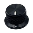 thumbnail image 1 of Perillas de control de potenciómetro Perilla de control de volumen y tono con llave Perillas de pedal de guitarra Perilla portátil tipo sombrero de Negro, 1 of 8