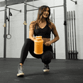 thumbnail image 4 of Hydrojug Half Gallon 73oz Pro Jug - Refillable, Reusable Water Bottle With Carry Handle - Leakproof Guarantee - Dishwasher Safe, BPA Free - Pastel Orange, 4 of 4