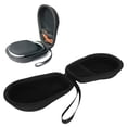 thumbnail image 4 of Speaker Carrying Case, Shock Absorbing Black Portable Speaker Storage Bag EVA Shell Zipper Design  For Clip 3 For Clip 4, 4 of 8