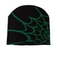 thumbnail image 1 of Youkk Stay Warm And Stylish With Versatile Knit Hat M Winter Essential Spider Web Hats dark green, 1 of 6