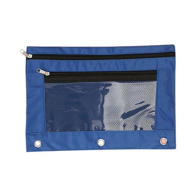&Craft&Stationery Pouch 2 Pack Pencil Pouches with Zipper for 3 Ring Craft Organization and Storage Solution