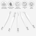 thumbnail image 2 of SIVOTE Eyelash Extension Tweezers for Classic & Volume Lashes, 5-Pack, White, 2 of 7