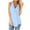 Light Blue, variant on Tbopshirt Top for Women,Womens Solid Tank Tops Sleeveless V-Neck Base Shirt Summer Casual Tees