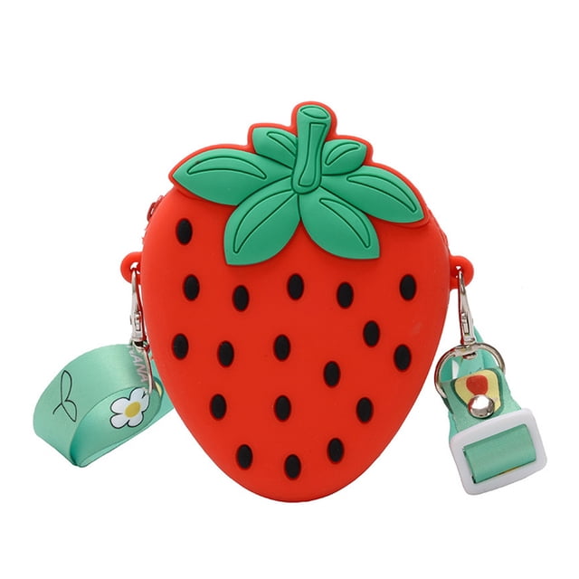 Monederos de silicona de dibujos animados, bolso bonito para auriculares, bolso de maquillaje y accesorios para el cabello