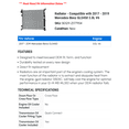 thumbnail image 2 of Radiator - Compatible with 2017 - 2019 Mercedes-Benz GLS450 3.0L V6 2018, 2 of 2