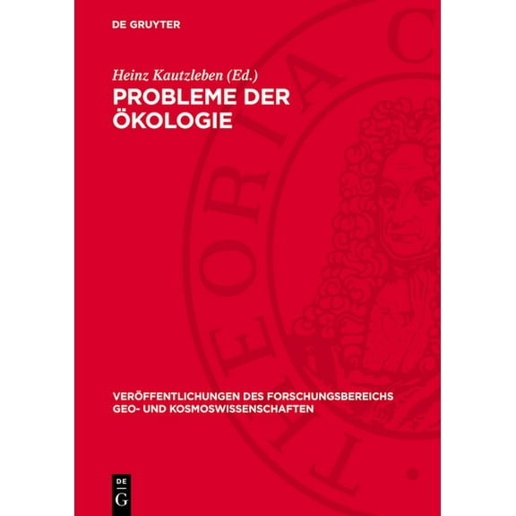 Veröffentlichungen Des Forschungsbereich Probleme der Ökologie, Book 13, (Hardcover)