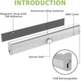 thumbnail image 2 of Motion Sensor Closet Lights, LED Cordless Under Cabinet Lighting, 2 of 4