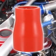 thumbnail image 2 of 38mm-51mm 1.50"-2.01" ID Straight Silicone Reducer Hose Silicone Hose Coupler Tube Red for Car Intercooler Intake Piping, 2 of 6