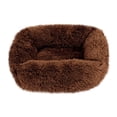 thumbnail image 2 of Tuvgenk Home Dog Bed Soft Indoor Cozy Washable Cat Bed Brown Warm Pet Pad, 2 of 4