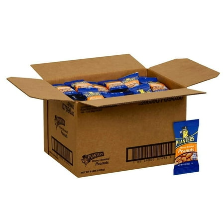 144 PACKS : Planters Honey Roast Peanuts Nut Snack, 1 Ounce -- 144 per case. BB 8/2023