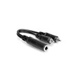 thumbnail image 1 of Hosa  Y Cable, .25 In Tsf To Dual Rca, 1 of 1