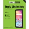 Simple Mobile TCL A3 Prepaid Smartphone | 32GB Black | 5.5" Display | Brand New