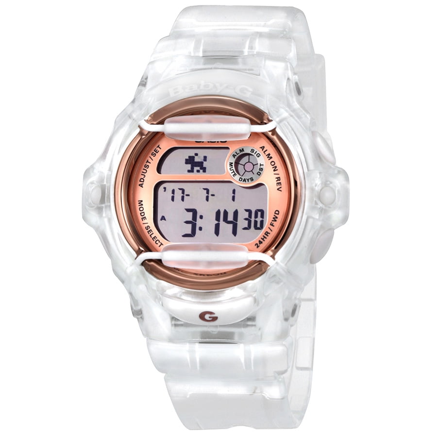 Casio Baby G Gold Digital Dial Ladies Watch BG169G 7B Walmart