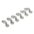 thumbnail image 1 of 6Pcs Kayak Pad Yeux en Acier Inoxydable Lien vers le Bas de Pont Boucles de Fixation de Cordon de Choc Kit de Remplacement d'Engrenage, 1 of 7