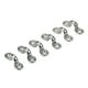 thumbnail image 1 of Clips para kayak 6 Unids Kayak Pad Eyes Acero Inoxidable Tie Down Locks Deck Shock Cord Kit de Reemp Tomshoo  Clips para kayak, 1 of 7