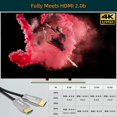 thumbnail image 4 of MavisLink Fiber Optic HDMI Cable 100ft 4K 60Hz HDMI 2.0 Cable 18Gbps HDMI Cord Support ARC HDR HDCP2.2 3D Dolby Vision for Blu-ray/TV Box/HDTV / 4K Projector/Home Theater, 4 of 7