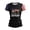 Black #305, variant on KDDYLITQ 250th Anniversary Usa Shirts for Women American Birthday 250 Years Birthday Short Sleeve Tees Freedom American Flag 4th July Blouses Usa Flag Fashion Crew Neck Tops Wine 2XL