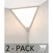 The Original Beacon Triangle Corner Light, Plug-In 17' Cord, 2-Pack