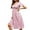 Pink, variant on Abcnature Womens Maxi Dress Savings Clearance Deals, Women Short Sleeve V-Neck Floral Printed Dress Plus Size Summer Casual Long Dresses, Wedding Guest Dresses Beach Party Dress Dark Blue L