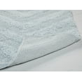 thumbnail image 5 of Better Trends U-Shape Toilet Rug 100% Cotton, Non-Slip Rug, Water Absorbent, Washable, (20" x 20") Contour Bath Rug Blue - Hugo Collection, 5 of 6