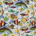 thumbnail image 2 of Poly-Cotton Fish Aquarium Print Fabric 58" Wide by 36"(1-Yard) for Arts, Crafts, & Sewing, 2 of 4