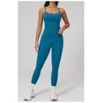 thumbnail image 2 of PISONIC Workout Sets for Women, 2 Piece Seamless Spaghetti Straps Crop Top Matching High Waist Leggings Gym Yoga Outfits, 2 of 7