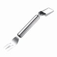 thumbnail image 2 of pstuiky 2-In-1 Stainless Steel Fruit Cutter Watermelon Fork and Knife Set Summer Fruit Cutting Fork for Kitchen Home Camping Effortless Slicing & Pick-Up Multipurpose Portable Fruit Fork Tool, 2 of 9