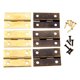 thumbnail image 4 of 4 unids 34x22mm Bronce antiguo / gabinete de oro bisagras Accesorios de muebles Cajas de regalo de madera Cajas de puerta decorativa Muebles de bisagra de puerta, 4 of 7