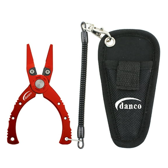 Danco Sports Stubbs Angler 4.5" Aluminum Pliers, Red