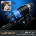 thumbnail image 4 of Farberware Cordless Platinum Stick Vacuum Cleaner, Smart Sensor Technology for Carpet and Hard Floors, Bendable Design, Converts to Handheld Vacuum, 4 of 6