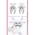 thumbnail image 4 of femme Fille Drle En Peluche Oreille Animal Chapeau Cadeau D'anniversaire Jouet Avec Oreilles En Mouvement En Appuyant Sur Le Bonnet Des Animaux C, 4 of 5