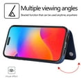 thumbnail image 2 of Allytech Slim Wallet Case for iPhone 15 Plus, Flip PU Leather Kickstand Card Slots Case, Double Magnetic Buttons Shockproof Full Body Protection Durable Case for Women Men - Darkblue, 2 of 10