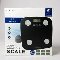 Vivitar Body Analysis Scale – Digital Bathroom Scale with Weight, BMI & Body Fat Tracking