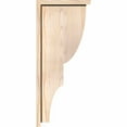 thumbnail image 3 of 7 1/2"W x 12"D x 28"H Ridgewood Smooth Corbel w/Backplate, Douglas Fir, 3 of 9