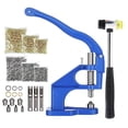 thumbnail image 2 of Máquina con Ojales a Presión Manual de 3000 Pzas, Máquina con Ojales Resistente, Kit de Herramientas Punch con Moldes, Ojales y Martillo para Botones a Presión, Remaches, Ojales y Perlas (Azul), 2 of 6