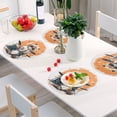 thumbnail image 5 of Cat Sunglasses and Rack Drum Black Round Placemats Plate Mats 15 Inch Non-Slip Heat Resistant Washable PVC Set Indoor for Kitchen Dining Table 4PCs, 5 of 6