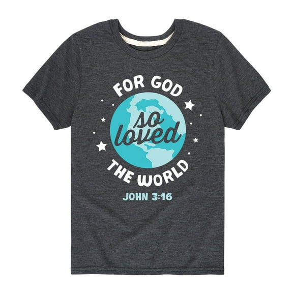 Solid Light - God So Loved World - Youth Short Sleeve Tee