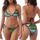 thumbnail image 3 of Disketp Island And Coral Reef para Bañador de Dos Piezas para Mujer, Bikini Sexy Halter String, Conjunto de Bikini en Triángulo, 3 of 6