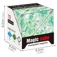 thumbnail image 4 of Muyoka Shape Shifting Box Alivio del estr茅s y la ansiedad Magic Flips Cube para adultos y ni帽os Mant茅ngase tranquilo Hand-held Magnetic Finger Flip Cube para ADD ADHD Killing Time, 4 of 5